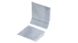 IKSIL520C | Крышка на угол вертикальный внутренний 90° 200х50, 0.8мм, нержавеющая сталь